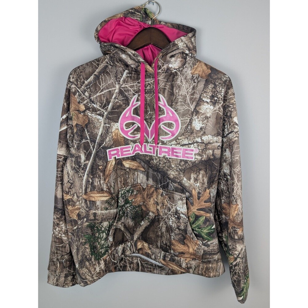 Realtree Camo Hoodie with Pink Details